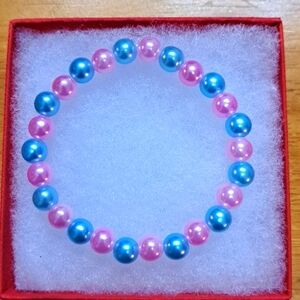 Cotton Candy Pearl Bracelet